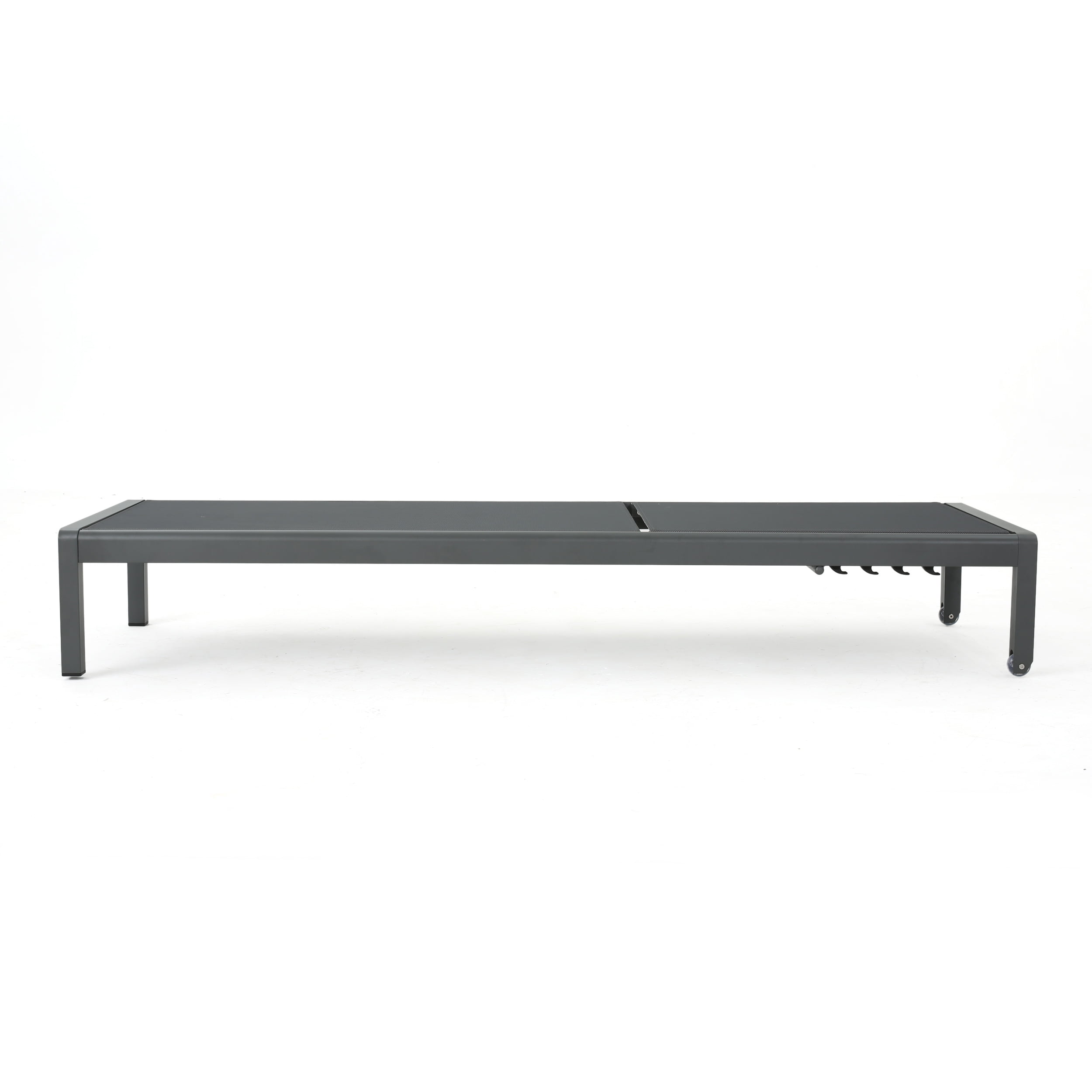 MAYEERTY Patio Lounge Chair - Outdoor Chaise Lounge, Sturdy Steel Frame, Sunbathing Recliner