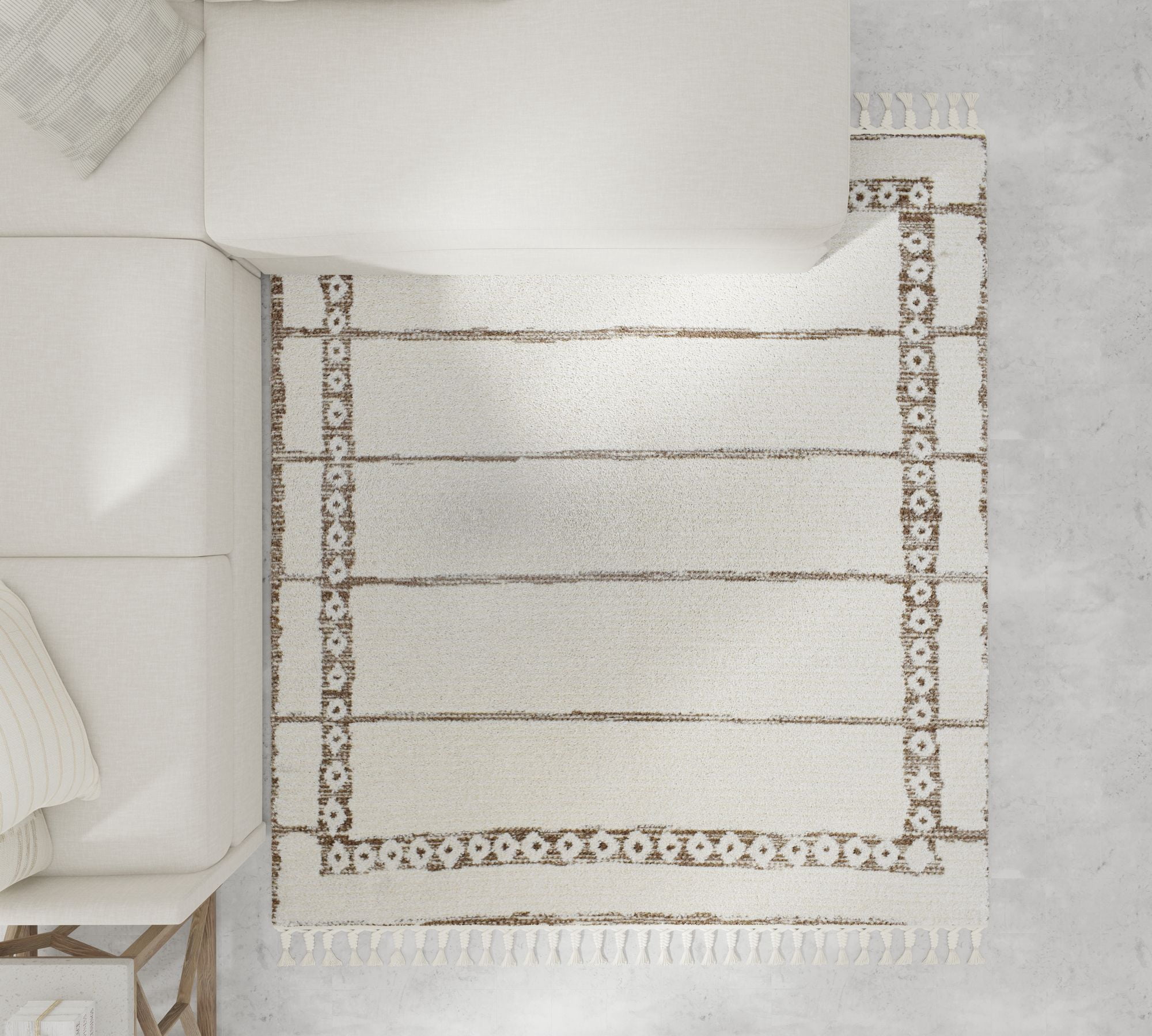 Mason Brooks Catalan IB40C Transitional Geometric 2'6" X 4' Area Rug