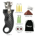 thumbnail image 2 of Piaoyu Stainless Steel Hunting Slingshot Shooting Slingshots for Adult, Outdoor Athletic Competition Slingshot Set, 2 of 9