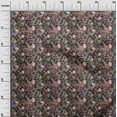 thumbnail image 3 of oneOone Cotton Flex Black Fabric Florals Quilting Supplies Print Sewing Fabric By The Yard 40 Inch Wide, 3 of 4