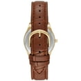 thumbnail image 3 of Time & Tru Women's Wristwatch: Gold Tone Case, Easy Read Dial with Embossed Faux Leather Strap (FMDOTT001), 3 of 4