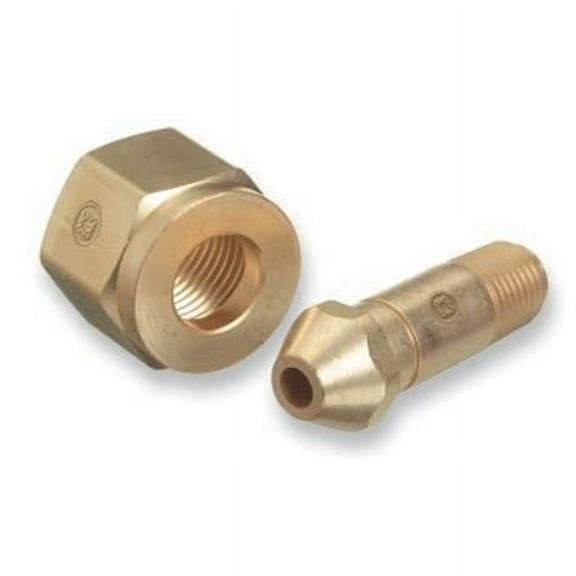Regulator Inlet Nipple, Acetylene (Commercial), 1/4 in (NPT), 2-1/2 in L, CGA-300