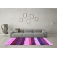 thumbnail image 3 of Ahgly Company Indoor Rectangle Abstract Purple Contemporary Area Rugs, 3' x 5', 3 of 4