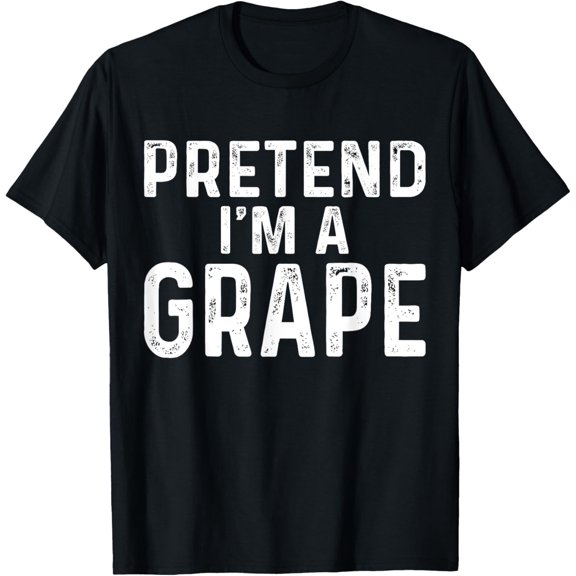 Pretend I'm A Grape Halloween Costume T-Shirt