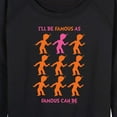 thumbnail image 3 of Dr. Seuss - I'll Be Famous - Women's Lightweight French Terry Long Sleeve Shirt, 3 of 6