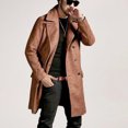 thumbnail image 4 of YDOJG Mens Hoodies Men'S New Winter Style Fashion Pure Hat And Wool Overcoat Comfortable Warm Coat, 4 of 9