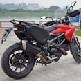 thumbnail image 3 of Motorcycle Saddlebags Waterproof Heat Resistant, 240 Cubic Inch Expansion Storage Side Bags, 4 Way Web Mounting System Crash Resistant, 22 Liter Capacity Touring Luggage Panniers, 3 of 4