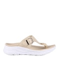 thumbnail image 2 of Aquatherm Canada Sandales Oasis pour Femmes, Largeur Moyenne, à Enfiler, Beige / Blanc, 2 of 5
