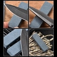 thumbnail image 5 of KRONDO Pocket Sharpening Stone, Dual Flat Mini Pocket Knife Sharpener Stone, Portable Silicon Carbide Coarse Sharpening Stones Tool for Scissors Hunting Knives & Fishing Hooks Outdoor Kitchen, Grey, 5 of 10