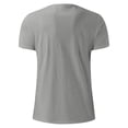thumbnail image 3 of Men's 250th Anniversary USA Flag T-Shirt Retro Distressed Waffle Knit Top Gray XL, 3 of 3
