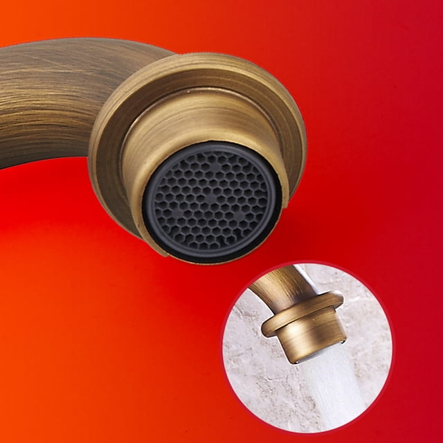 unbranded Llave Sanitaria Doble Para Lavabo En Dorado Duradera Y Para Uso Doméstico