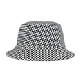 thumbnail image 2 of Black and White Checkered Bucket Hat, 2 of 4