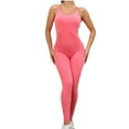 thumbnail image 2 of Lilgiuy Women's One-piece Sport Yoga Jumpsuit Running Fitness Workout Tight Pants for New Year Thanksgiving, 2 of 5