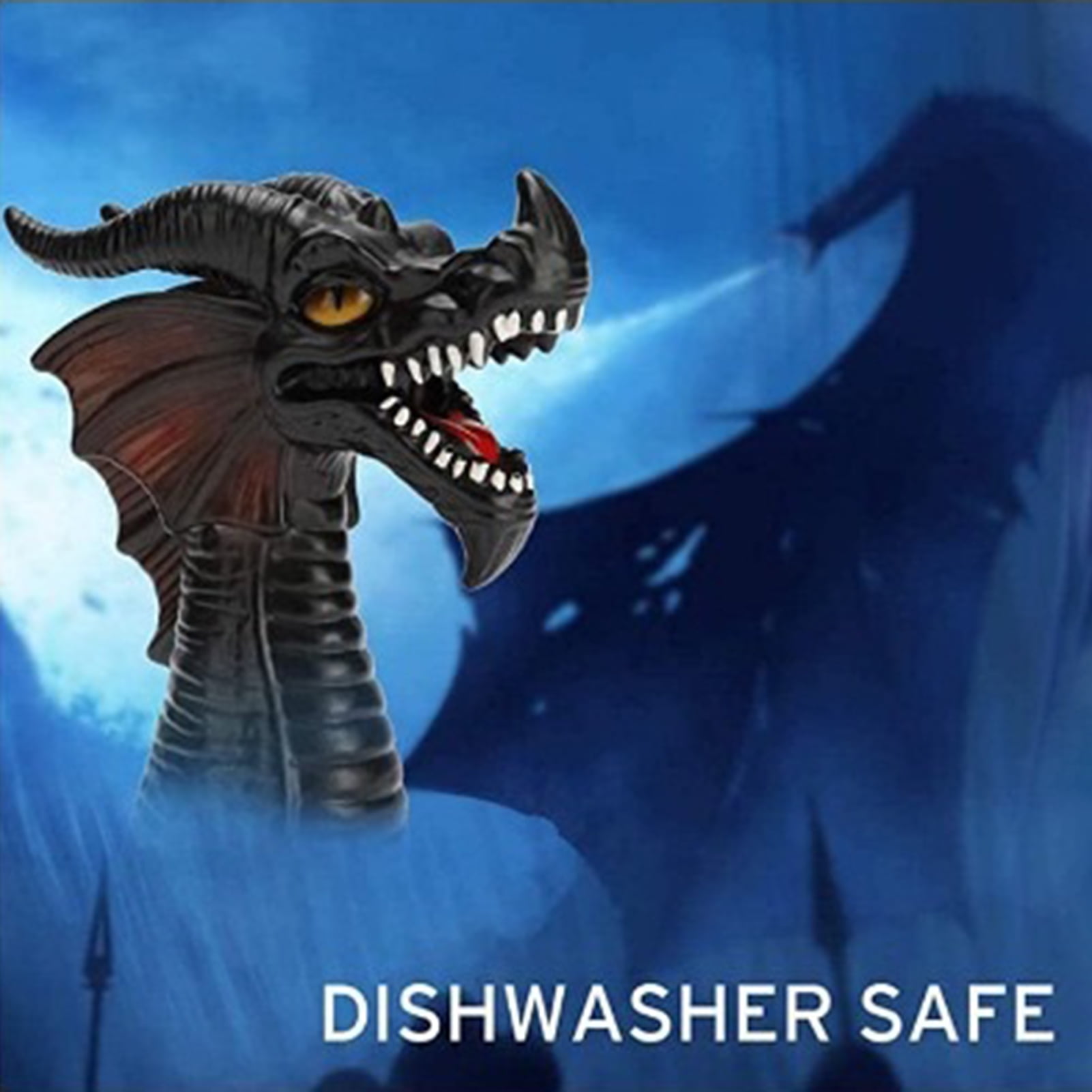 Fire-Breathing Dragon Original Steam Release Accessory Steam Diverter Tool for Instant Pot Pressure Cooker Black+Red Original Steam Release Accessory Cabinets Savior for All Size Kitchen Supplies
