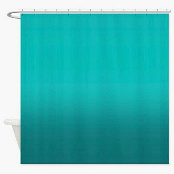 Turquoise Heavy Duty Magnetized Shower Curtain Liner Mildew Resistant Teal