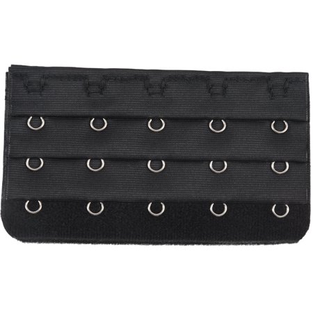 

Black 5 Rows and Eye Tape Extension Bra Strap Extender 5 Pcs for Women