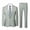Bamboo green, variant on i·FineLong Slim-Fit Two-Piece Suit for Men: Versatile Jacket & Pants for Business Meetings, Weddings & Parties