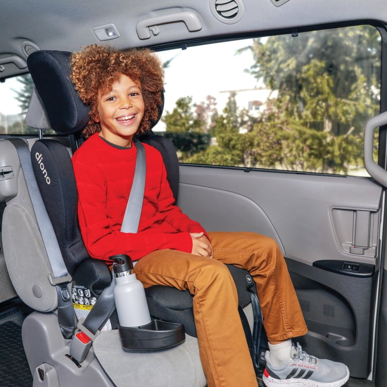Diono Cambria 2 Latch 2-in-1 XL Highback Booster Seat, Black, 40