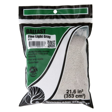 UPC: 0724771000747 | Woodland Scenics Ballast & Coal Ground Cover  Fine  Light Gray