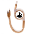thumbnail image 1 of Rendimiento Baile bailarin fan Cable de carga telescópico múltiples USB tres en uno, 1 of 3