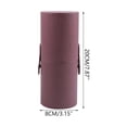 thumbnail image 3 of Portable Makeup Brush Bag,PU Leather Waterproof And Dustproofs Makeup Brush Storage Bucket,Travel Brush Holder Cup for Women, 3 of 6
