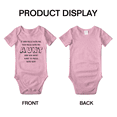 thumbnail image 3 of If You Mess With Me You Mess With My Aunt And You Dont Want To Mess Cute Baby Clothes Short Sleeve Romper Bodysuits, 3 of 5