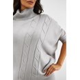 thumbnail image 4 of Vestido tejido asimétrico Roman Fashion /Juvenil, 32329 (Gris) gris EG, 4 of 5