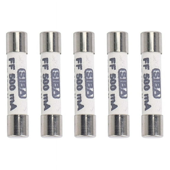 5X 1000V 500MA 6.3 x 32mm White Ceramic Fuse for Multimeter
