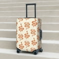 thumbnail image 2 of Lsque Hand Drawn Snake Printed Luggage Cover, Travel Luggage Protector,Scratch and Dirt Resistant, Fits 18-32 Inch Luggage - Medium, 2 of 9