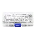thumbnail image 1 of 100pcs 10Values Rectifier Diode Assortment Electronic Kit 1N4001~1N4007 1N5817~1N5819 With Box, 1 of 12