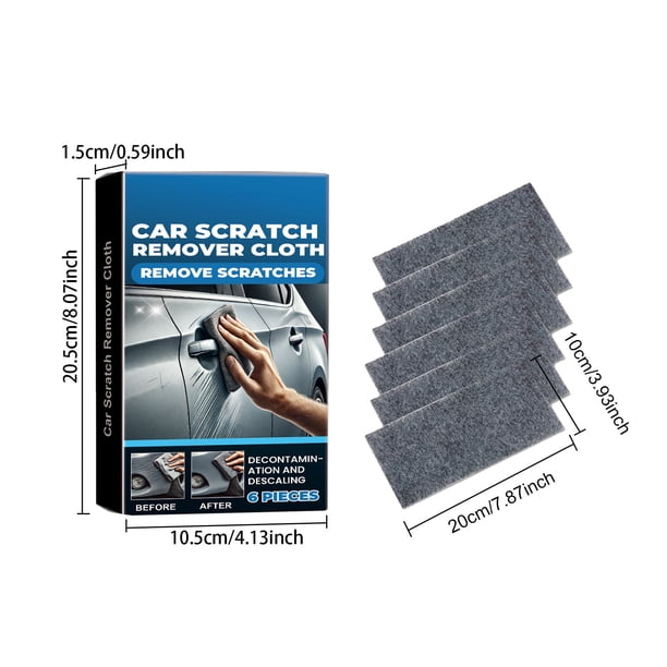 Paño removedor de rayones para autos,paño reparador de pintura automotriz,elimina rayones finos,marcas de uñas,daños superficiales,tela de fibra química para todos los colores de pintura de