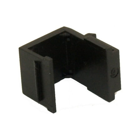 Wall plate: Keystone Jack - Blank Insert, Black