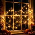 thumbnail image 6 of Thanksgiving Maple Leaf Light Decor, LED Fall Leaf Hanging Ornament With Warm Glow And Battery Operation, Autumn Seasonal Decoration for Window Porch Fireplace Farmhouse Party Display, 6 of 6