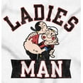 thumbnail image 2 of Olive Oyl And Popeye Kiss Ladies Man Hoodie Hooded Sweatshirt Men Brisco Brands M, 2 of 6