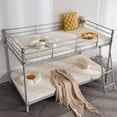 thumbnail image 6 of UBesGoo Low Bunk Bed, Junior Bed Frame for Kids, No Box Spring Needed, Gray, 6 of 9