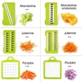 thumbnail image 2 of Cortador de Verduras - 17 en 1 Picador Mandolina Rallador Rebanador Cebolla Papas Cortadora para Frutas Verduras y Ensaladas, 2 of 8