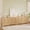 walnut Set of 2, variant on LEFHDA 62.2" Buffet Cabinet with 4 Fluted & Arched Doors, Modern Sideboard with Storage for Dining Room, Living Room, Kitchen, Wood Credenza with Adjustable Shelves (Walnut Brown)