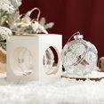 thumbnail image 3 of AMERTEER Christmas Glass Balls Transparent Hanging Pendants for Christmas Tree Decorations, 3 of 7