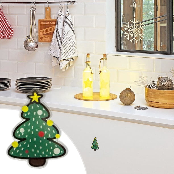 Adornos navideños, adornos navideños, regalos navideños, funda para pomo de armario navideño, funda decorativa para manija de puerta, funda para pomo de cajón, decoración festiva, manija de armario, d