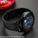 thumbnail image 2 of Correa de reloj de acero inoxidable de 18 mm, 20 mm y 22 mm con barra de resorte de liberación rápida para Samsung, Huawei WATCH GT3, 2 of 5