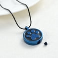 thumbnail image 4 of Round with Paw Print Pet Cremation Jewelry for Ashes Urn Necklace Lockets for Dog Cat Ashes Holder, 4 of 5