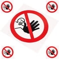 thumbnail image 4 of 5pcs No Entrance Stickers No Admittance Warning Label Stickers Safety Warning Sign Stickers, 4 of 8