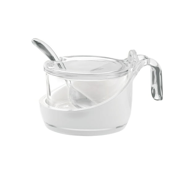 Two-Tone Parmesan Server W/Teaspoon