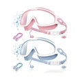 thumbnail image 1 of Chenchen New Adult Wide View Swim Goggles, Anti-Fog/UV No Leak Swimming Goggles with Ear Plugs for Men & Women, 1 of 1