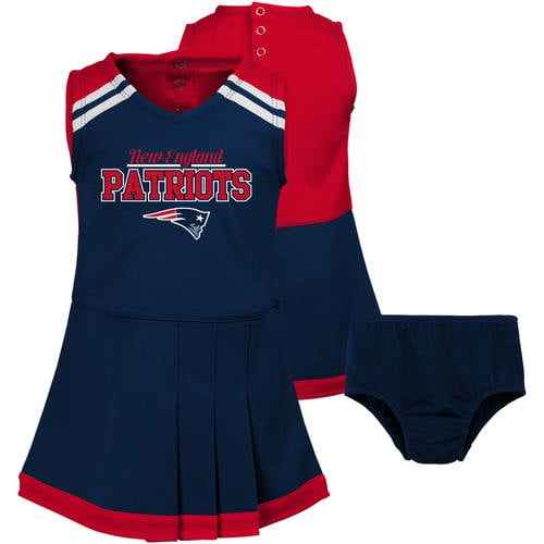 Nfl Team Patriots Toddler Cheerleader Outfit Team Colors Walmart Com Walmart Com