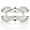Moissanite Infinity, variant on Newshe Bridal Ring Enhancer for Engagement Rings Wedding Band for Women AAAAA Cz White Gold Plated Ring Guard Size 7