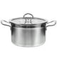 thumbnail image 1 of Sopa de acero inoxidable olla doble stock stock sopa de sopa estable olla de sopa de tapa cocina bote bote, 1 of 5