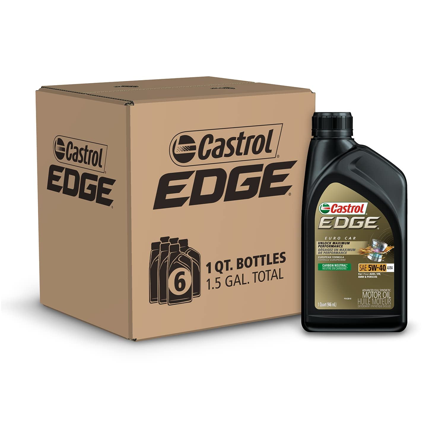 Castrol Edge Euro 5W-40 A3/B4 Advanced Full Synthetic Motor