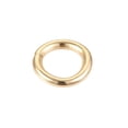 thumbnail image 4 of Unique Bargains 5mm Metal O Rings Non-Welded for Straps Bags Belts DIY Gold Tone 50pcs, 4 of 5