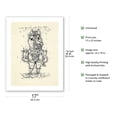 thumbnail image 2 of Ass (Esel) - From an Original Abstract Art Drawing by Paul Klee c.1925 - Bamboo Fine Art 290gsm Paper (Unframed) 17x22in, 2 of 4
